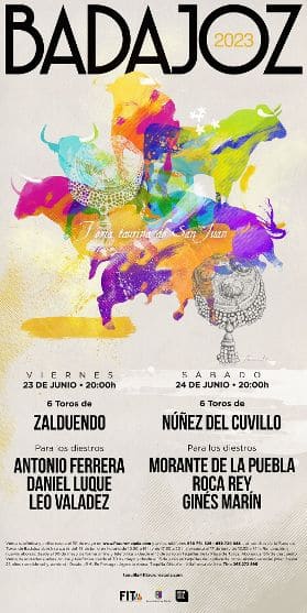 Feria Taurina de San Juan de Badajoz 2023