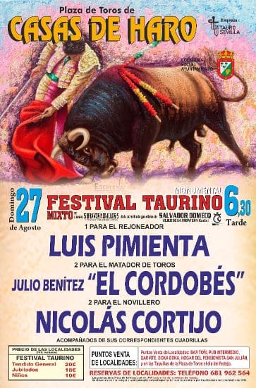 Festejos taurinos en Fuentes de Andalucía y Casas de Haro