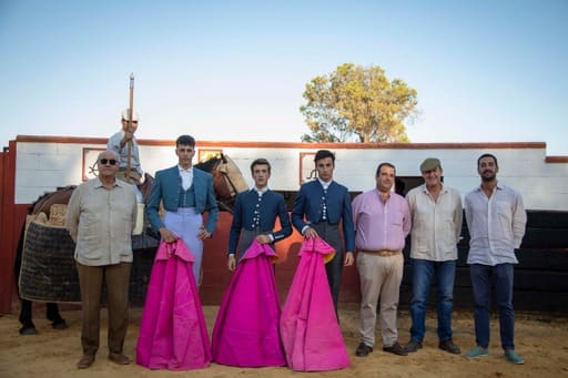 Tentadero con los novilleros finalistas en Sevilla