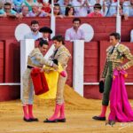 Oreja para Garrido y cornada a David de Miranda en Málaga