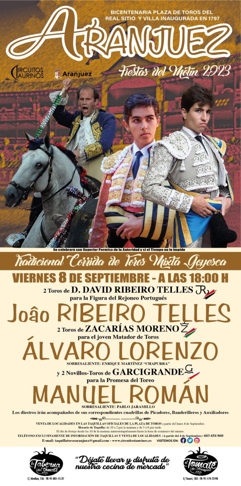 Aranjuez ya tiene cartel para las Fiestas del Motín