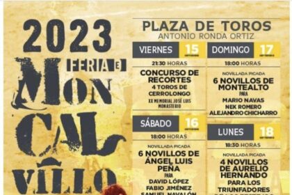 Carteles de la Feria de Moncalvillo de San Agustín del Guadalix