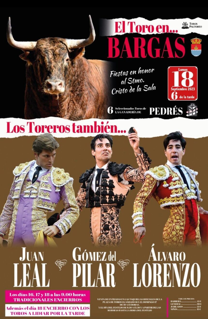 Bargas define el cartel de su corrida de toros